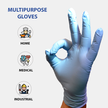 Load image into Gallery viewer, AQL 1.5 Blue Nitrile Powder Free Gloves (5 mil) 100 Pieces