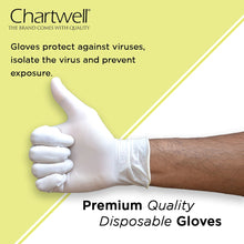 Load image into Gallery viewer, Chartwell Latex Powder Free Gloves (100 Pieces)