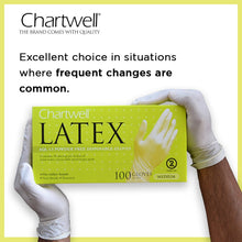 Load image into Gallery viewer, Chartwell Latex Powder Free Gloves (100 Pieces)