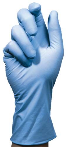 AQL 1.5 Blue Nitrile Disposable Gloves 5.2 g - 100 glove box - Chartwell Industries