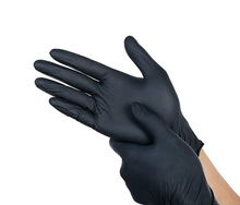 Load image into Gallery viewer, Chartwell AQL1.5 Black Nitrile Powder Free Disposable Gloves (5.0gm) 100 pack - Chartwell Industries