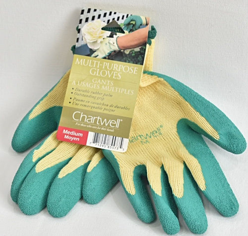 Chartwell Green/Yellow Rubber Coated Work Gloves Pair - Chartwell Industries