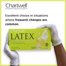 Load image into Gallery viewer, Chartwell Latex Powder Free Gloves (100 Pieces)
