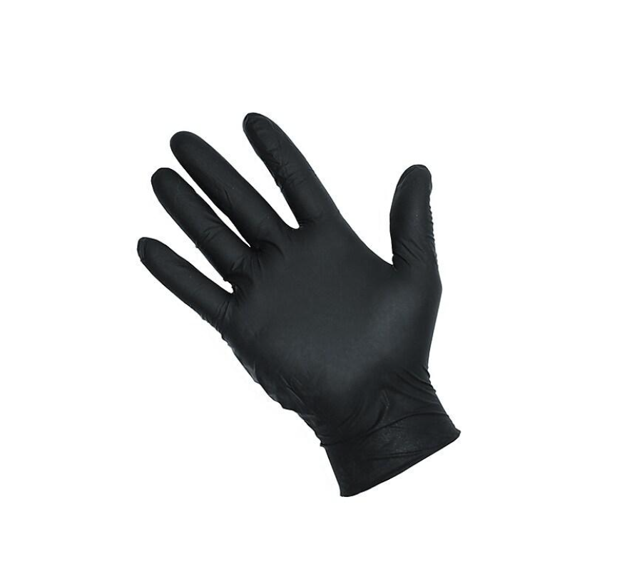 Chartwell AQL1.5 Black Nitrile Powder Free Disposable Gloves (5.0gm) 100 pack - Chartwell Industries