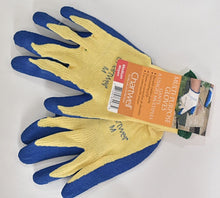 Load image into Gallery viewer, Chartwell Blue/Yellow Rubber Coated Work Gloves Pair - Chartwell Industries
