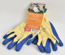 Load image into Gallery viewer, Chartwell Blue/Yellow Rubber Coated Work Gloves Pair - Chartwell Industries
